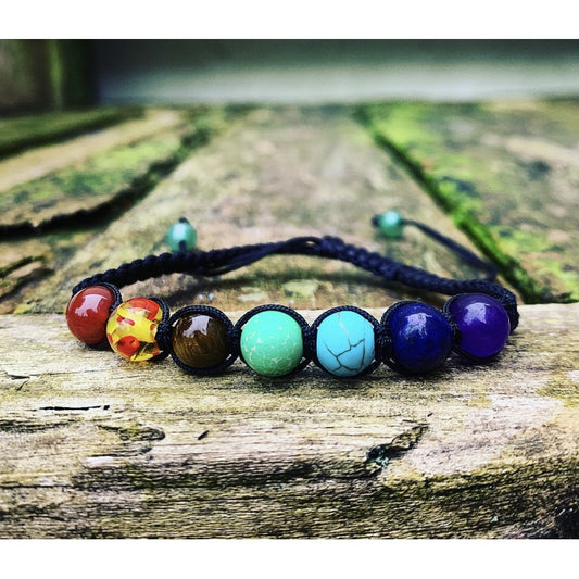 Armband "Zeven Chakra Affirmaties"