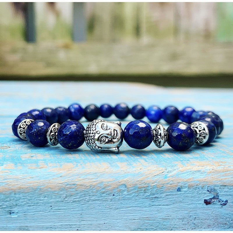 Buddha bracelet lapis "Self-confidence"