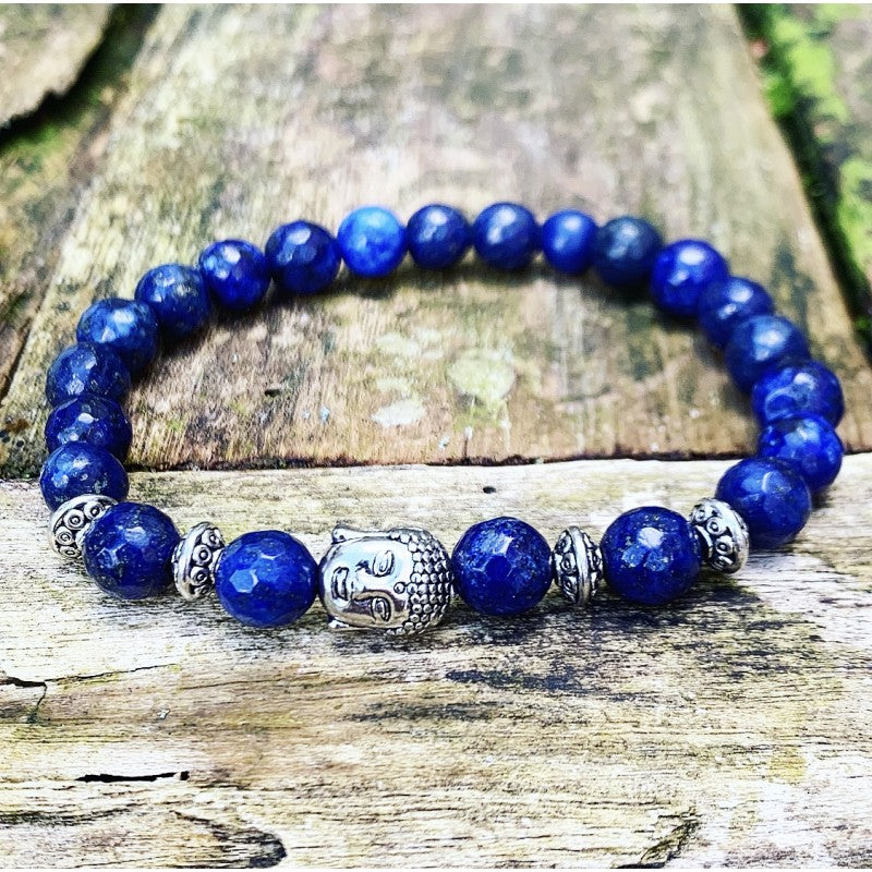 Buddha bracelet lapis "Self-confidence"