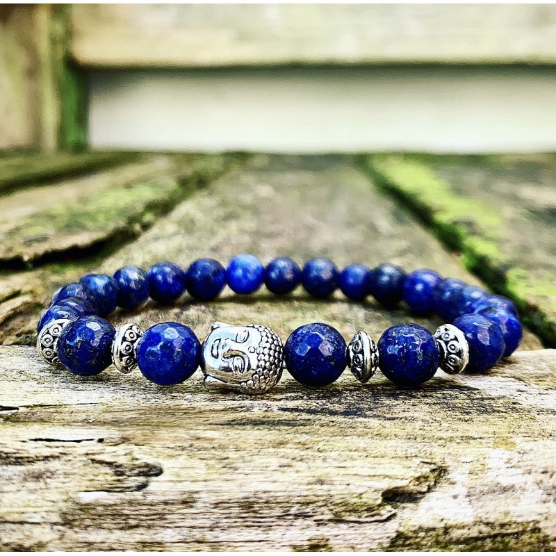 Buddha bracelet lapis "Self-confidence"